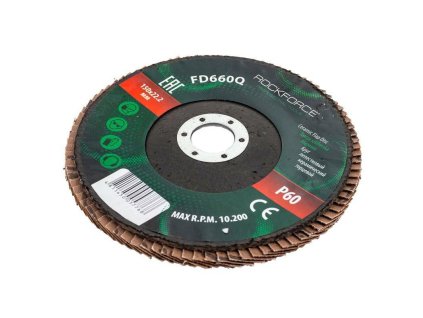 ROCKFORCE Lamelni brusni DISK 150x22.2 P60