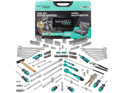 Set alata 1/4", 3/8" i 1/2" 180 kom.