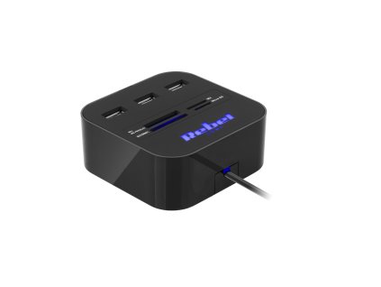 USB HUB s čitačem kartica MS/SD/M2/MicroSD REBEL