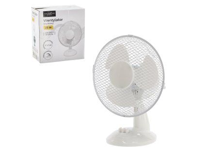 Bijeli stolić ventilator 25W *9066