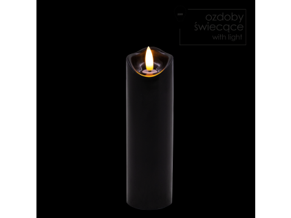 LED SVIJEĆA CRNA 5 X 17,5 CM *9377