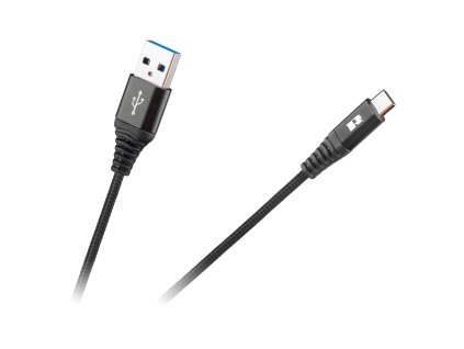 USB A - USB C 0,5m crni RB-6001-050-B