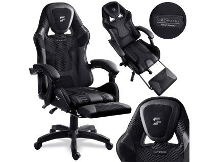 fotel gamingowy obrotowy krze 62091