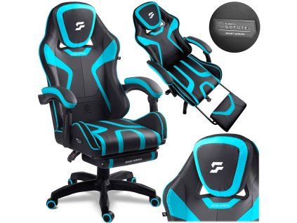 fotel gamingowy obrotowy krze 62126