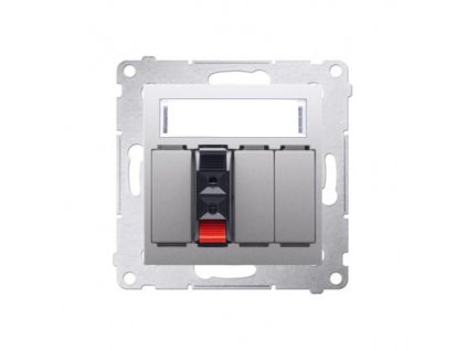 KONTAKT-SIMON utičnica 25V srebrna DGL31,01/43