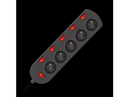 Produžni kabel s prekidačem 1,5m EPS-501,5W6-2