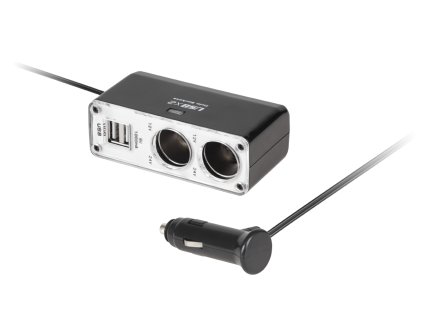 Rozdvojka do auta 2+2xUSB 12V/24V MT-2