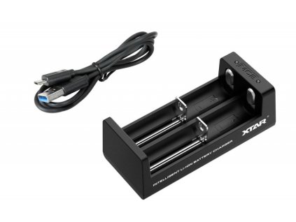 Punjač za baterije 18650 2 x Li-ion 3,6V/3,7V USB XTAR MC2