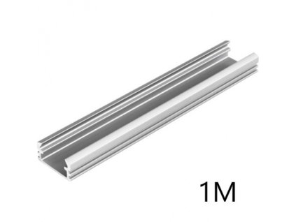 KOBI Aluminijski profil P2NA za LED trake 1m K1PLP2NA1M