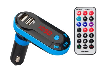 Vysielač Bluetooth do auta, USB 2,1A/ Blow 74-148