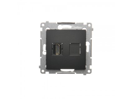 Jednostavna HDMI utičnica Simon 54 premium modul antracit