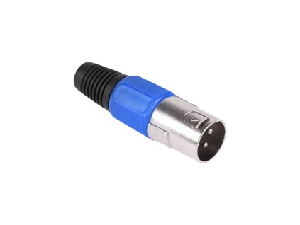 XLR konektor (Canon) utikač, plavi