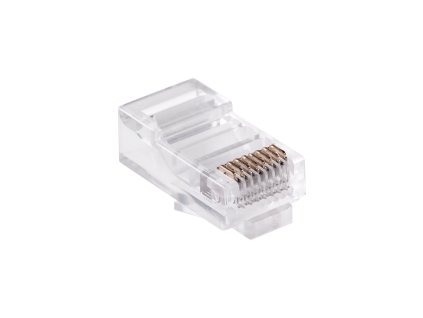 Telefónna zástrčka. RJ45 8P 8C (vodič)  8/8