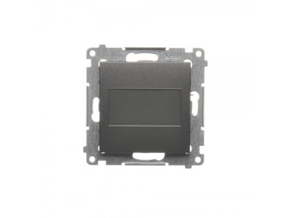 Zaslepka Simon 54 premium s metalnim okvirom modul antracit