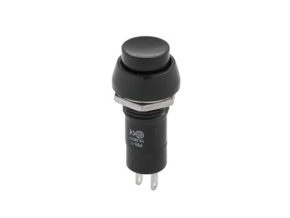 Tipkalo prekidač 230V ON-OFF, 2-pinski, crni PRK0011A