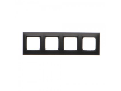 Četverostruki okvir Simon 54 premium crna mat