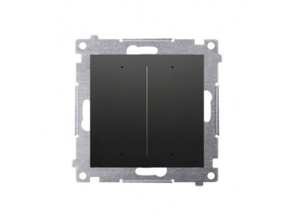 Tipkalni upravljač rasvjete SWITCH 2 Wi-Fi crni Simon 54 GO