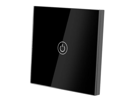 Jednostruki stakleni crni dodirni prekidač LTC