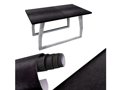 Folia rolka metalic szczotkowana czarna 1 52x30m 102075%282%29