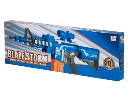 Wyrzutnia karabin Blaze Storm z magazynkiem 20 strzalek do NERF 79060%281%29