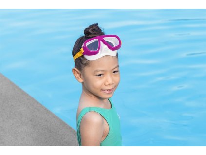 BESTWAY 22011 Ronilačka maska plivačke naočale ružičaste