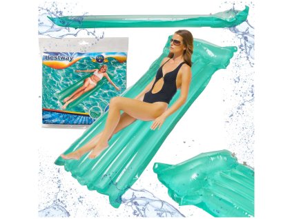BESTWAY 44013 Nafukovací plavecký matrac modrý