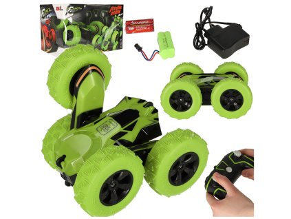 Samochod RC zdalnie sterowany Stunt Car Akrobata zielony 134171