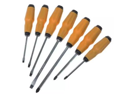 Set odvijača 7 kom, CrV, udarni 0603