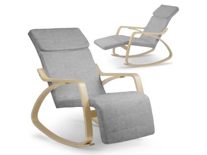 Ljuljačka stolica Suzi svijetlosiva