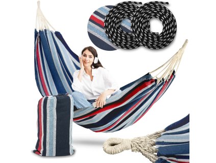 Hammock Malaga Jednostavna plava i crvena