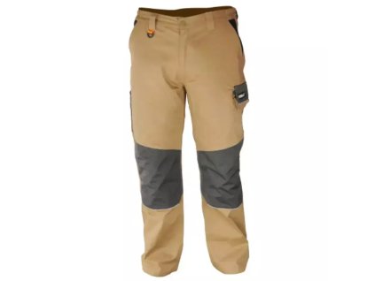 Radne hlače S/48, pamuk+spandex,270g/m2 BH42SP-S (Farba Odtiene hnedej, Veľkosť S / 48)