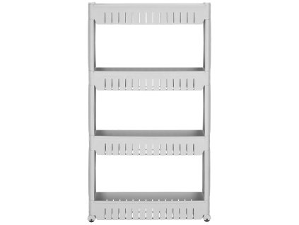 13177 ha1014 szafka na kolkach 4 polki szara M0