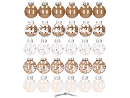 Vianočné gule 30ks CA0884