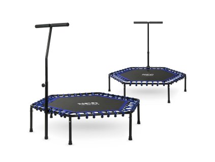 Skakalna trampoline 127 cm šesterokutna plava
