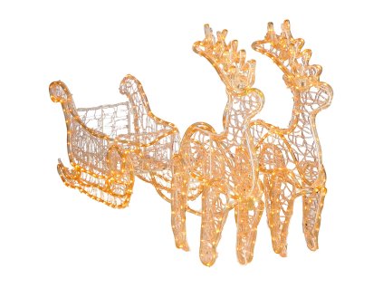 Vianočný sob so sánkami CL1222