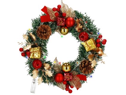 108243 ca1318 ozdoba swiateczna wieniec M0