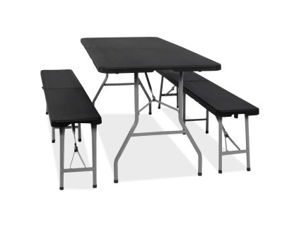 128729 gf0098 zestaw cateringowy stol lawki 180 x 74 x 74 cm M0