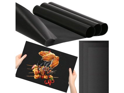 Teflonska podloga za roštilj 3kom BQ0025