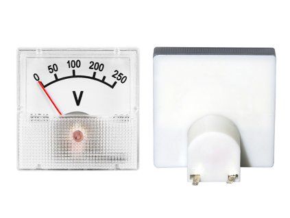 Mini analogni voltmetar 0-250 V DC 51-625-