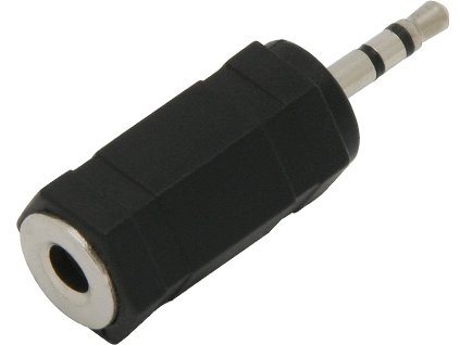 Stereo adapter: Konektor 2,5-GN,3,5 plast