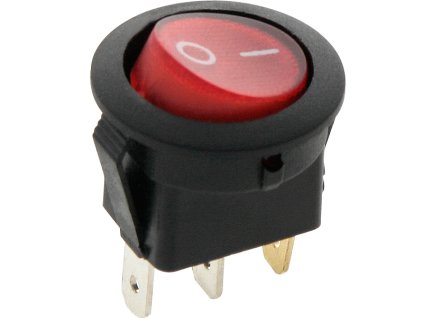 Rocker prekidač 12V crveni 3904