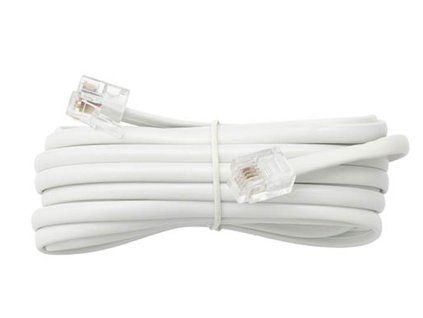 Telefonski kabel 4 m bijeli 6P4C 9990-