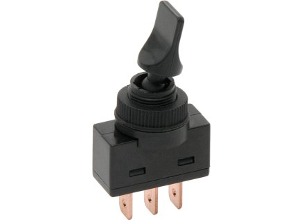 Preklopna sklopka ASW-14D 12V crna