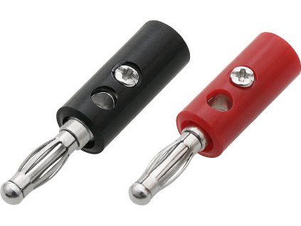 Plastična banana sa zglobom crvena / crna