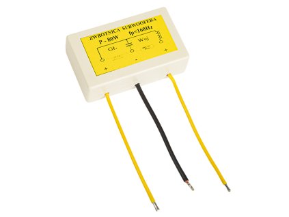 Skretnica za subwoofer 80W 4-8 Ohm u kućištu 3423#