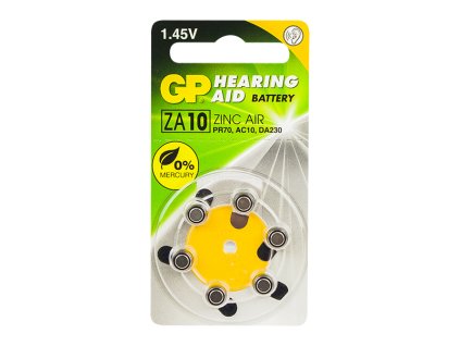 Baterije za slušne aparate 10ZA/ZA10 GP 1,4 V 5,8x3,6 mm