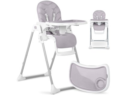 Dječja blagovaonska stolica Nukido Tulo siva