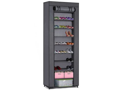 Tkaninski ormarić za cipele Massido - grafitna