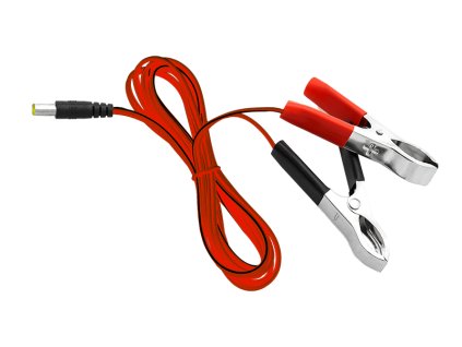 DC 2,5/5,5 s krokodilom 1,2 m