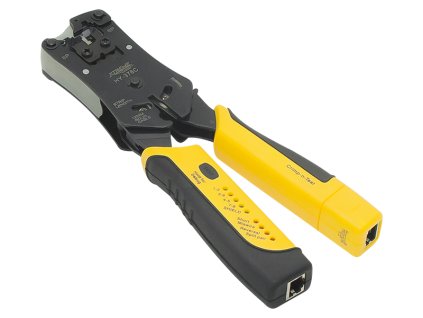 Krimpovacie kliešte RJ45 HY-376C 6p, 8p + tester káblov